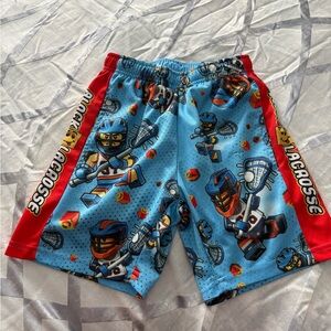 Lacrosse unlimited- running brick lacrosse shorts